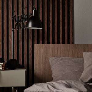 VOX Linerio L-Line Mocca Slat Panel 104 5/16" x 4 13/16" x 13/16" - Doors and Beyond
