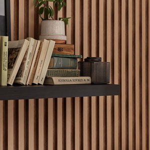 VOX Linerio L-Line Natural Slat Panel 104 5/16" x 4 13/16" x 13/16" - Doors and Beyond