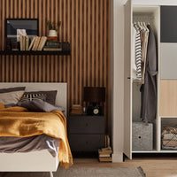 VOX Linerio L-Line Natural Slat Panel 104 5/16" x 4 13/16" x 13/16" - Doors and Beyond