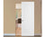 Nova 1 Panel Soft White Laminated Modern Magic Door
