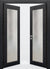 Nova 1-Lite Braga Blu  Matrix CPL  Modern Double Pre-Hung Door