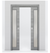 Nova 1-Lite Braga Olmo Matrix Laminated Modern Double Pocket Door - Doors and Beyond