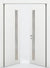 Nova 1-Lite V Braga Bianco Matrix CPL Modern Double Pre-Hung Door