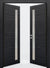 Nova 1-Lite V Braga Blu  Matrix CPL  Modern Double Pre-Hung Door