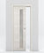 Nova 1-Lite V Braga Crema Matrix Laminated Modern Pocket Door - Doors and Beyond