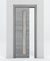 Nova 1-Lite V Braga Olmo Matrix Laminated Modern Pocket Door - Doors and Beyond