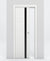 Nova 1G Braga Bianco Matrix Laminated Modern Pocket Door - Doors and Beyond