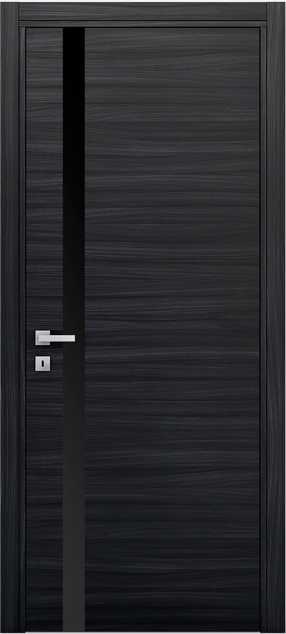 Nova 1G Braga Blu Matrix CPL Modern Single Pre-hung Door - Doors and Beyond