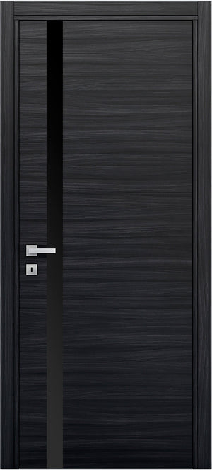 Nova 1G Braga Blu Matrix CPL Modern Single Pre-hung Door - Doors and Beyond