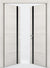 Nova 1G Braga Crema Matrix CPL  Modern Double Pre-Hung Door