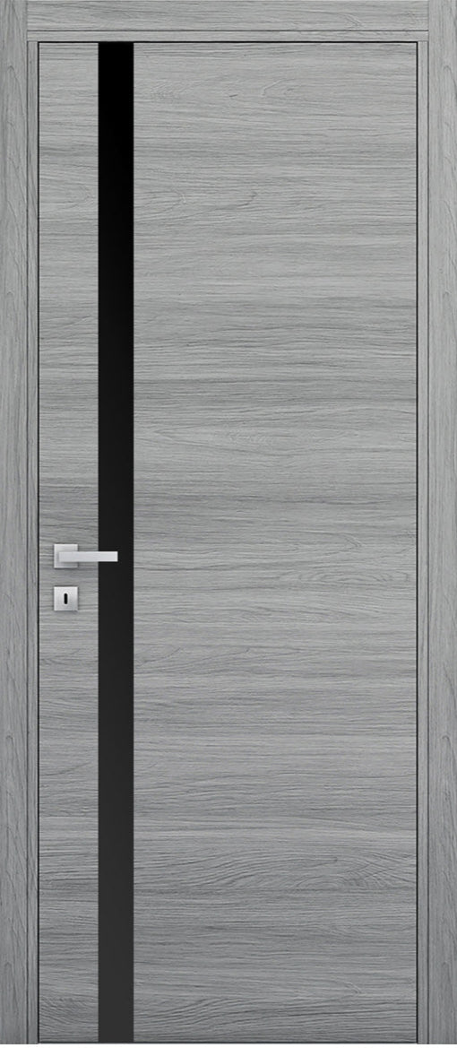 Nova 1G Braga Olmo Matrix CPL Modern Single Pre-hung Door - Doors and Beyond