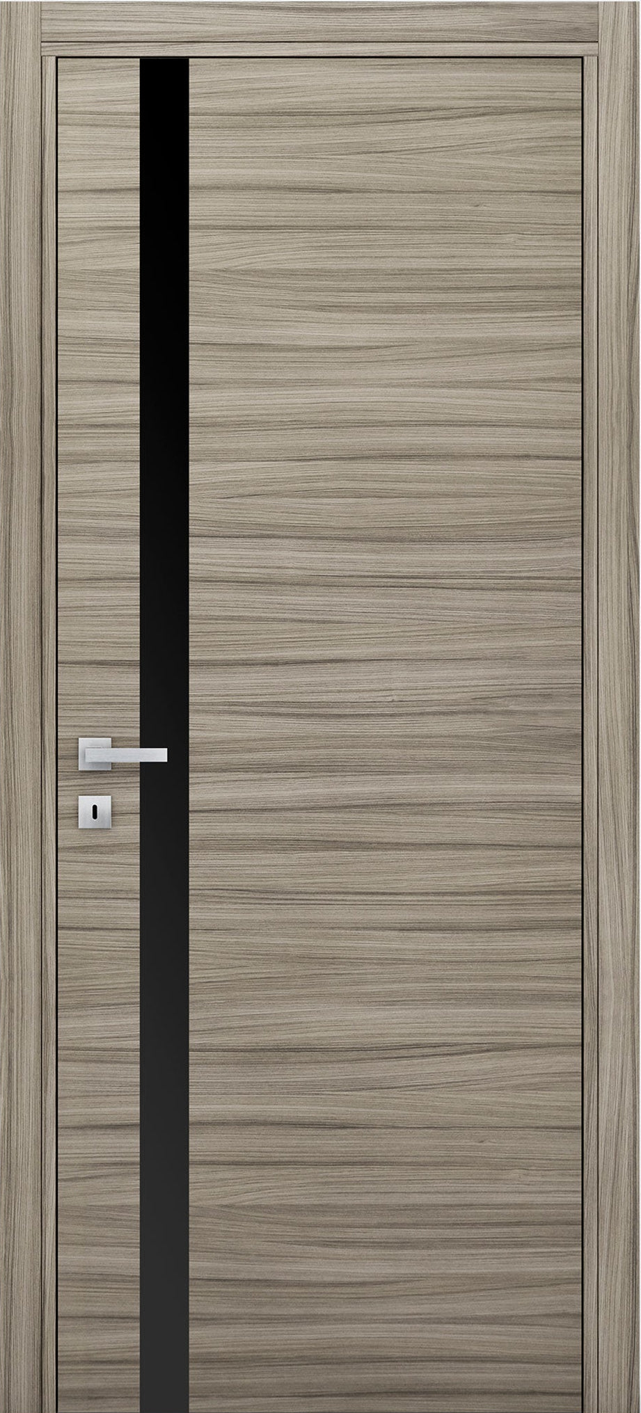 Nova 1G Braga Palissandro Matrix CPL Modern Single Pre-hung Door - Doors and Beyond