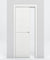 Nova 1H Braga Bianco Matrix Laminated Modern Pocket Door - Doors and Beyond