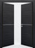 Nova 1H Braga Blu  Matrix CPL  Modern Double Pre-Hung Door