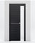 Nova 1H Braga Blu Matrix Laminated Modern Pocket Door - Doors and Beyond