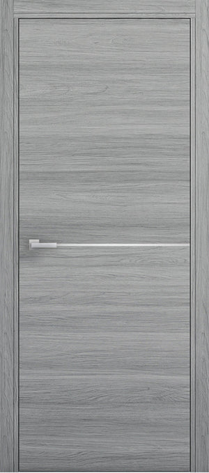 Nova 1H Braga Olmo Matrix CPL Modern Single Pre-hung Door - Doors and Beyond