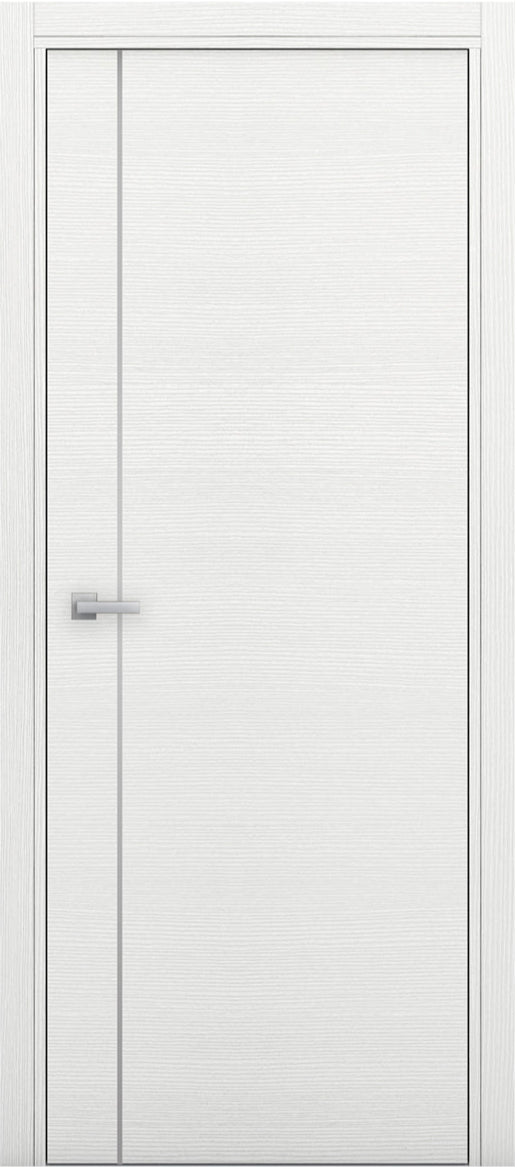 Nova 1V Braga Bianco Matrix CPL Modern Single Pre-hung Door - Doors and Beyond