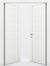 Nova 1V Braga Bianco Matrix CPL Modern Double Pre-Hung Door