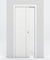 Nova 1V Braga Bianco Matrix Laminated Modern Pocket Door - Doors and Beyond
