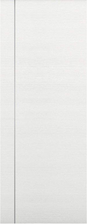 Nova 1V Braga Bianco Matrix CPL Modern Door Slab - Doors and Beyond