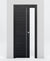 Nova 1V Braga Blu Matrix Laminated Modern Pocket Door - Doors and Beyond