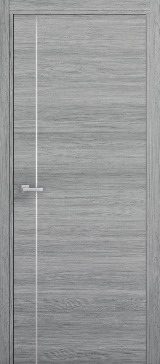 Nova 1V Braga Olmo Matrix CPL Modern Single Pre-hung Door - Doors and Beyond