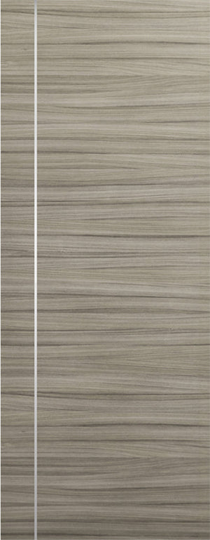 Nova 1V Braga Palissandro Matrix CPL  Modern Door Slab - Doors and Beyond