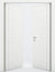 Nova 1VR Braga Bianco Matrix CPL Modern Double Pre-Hung Door
