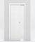 Nova 1VR Braga Bianco Matrix Laminated Modern Pocket Door - Doors and Beyond