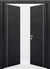 Nova 1VR Braga Blu  Matrix CPL  Modern Double Pre-Hung Door