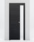 Nova 1VR Braga Blu Matrix Laminated Modern Pocket Door - Doors and Beyond
