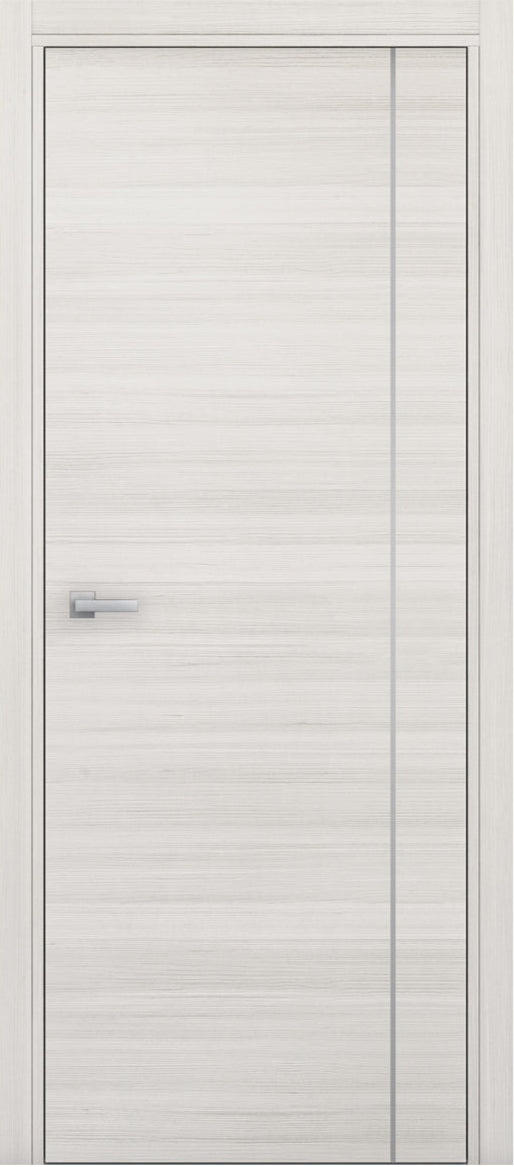Nova 1VR Braga Crema Matrix CPL Modern Single Pre-hung Door - Doors and Beyond