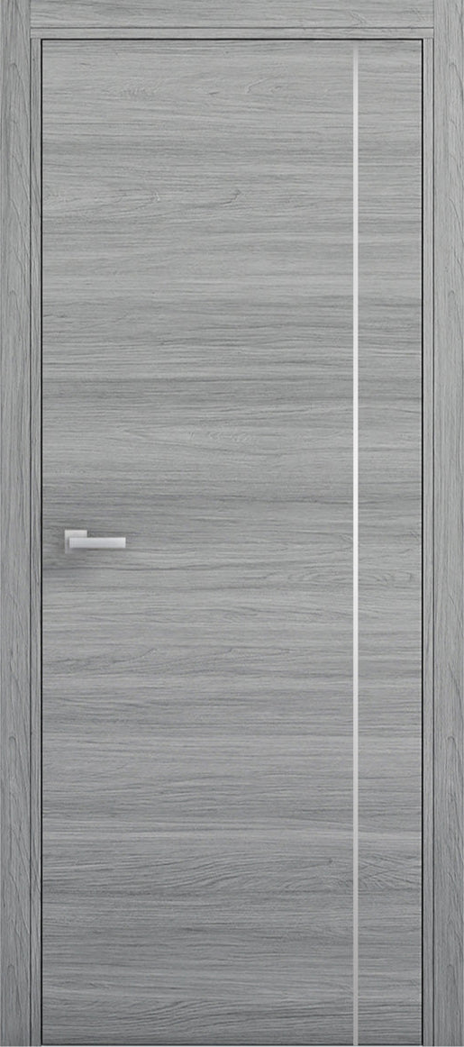 Nova 1VR Braga Olmo Matrix CPL Modern Single Pre-hung Door - Doors and Beyond