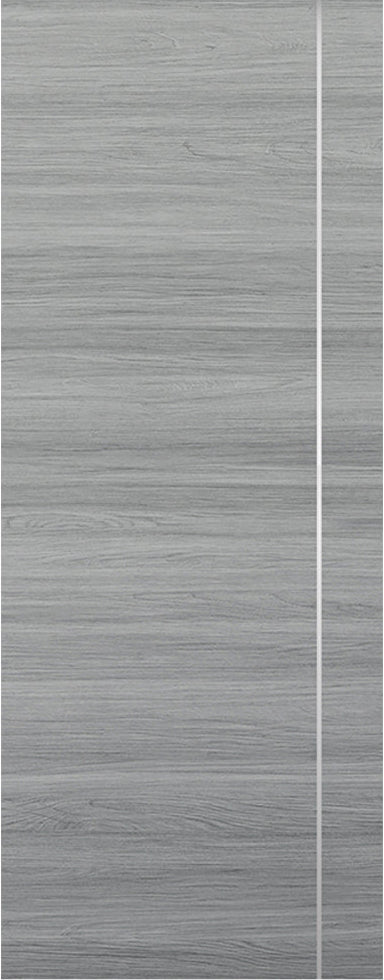 Nova 1VR Braga Olmo Matrix CPL  Modern Door Slab - Doors and Beyond