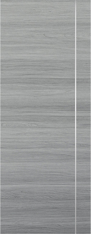 Nova 1VR Braga Olmo Matrix CPL  Modern Door Slab - Doors and Beyond