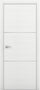 Nova 2H Braga Bianco Matrix CPL Modern Single  Pre-hung Door