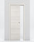 Nova 2H Braga Crema Matrix Laminated Modern Pocket Door - Doors and Beyond