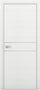 Nova 2HC Braga Bianco Matrix CPL Modern Single Pre-hung Door