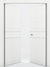 Nova 2HC Braga Bianco Matrix CPL Modern Double Pre-Hung Door