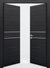 Nova 2HC Braga Blu  Matrix CPL  Modern Double Pre-Hung Door