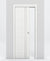 Nova 2V Braga Bianco Matrix Laminated Modern Pocket Door - Doors and Beyond