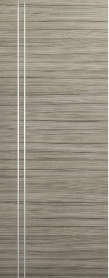 Nova 2V  Braga Palissandro Matrix CPL  Modern Door Slab - Doors and Beyond