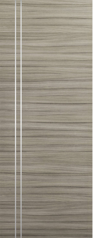 Nova 2V  Braga Palissandro Matrix CPL  Modern Door Slab - Doors and Beyond