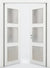 Nova 3-Lite Braga Bianco Matrix CPL Modern Double Pre-Hung Door