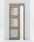 Nova 3-Lite Braga Palissandro Matrix Laminated Modern Pocket Door - Doors and Beyond