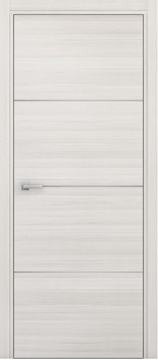 Nova 3H Braga Crema Matrix CPL Modern Single Pre-hung Door - Doors and Beyond