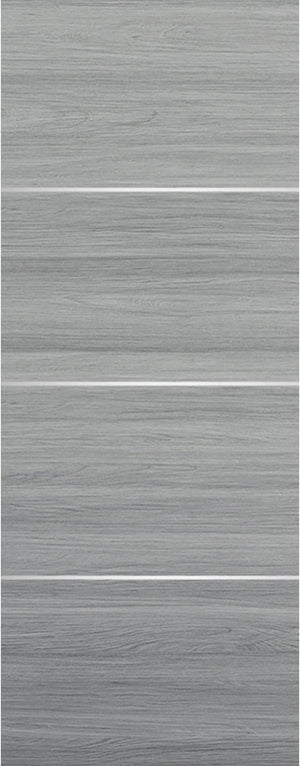 Nova 3H Braga Olmo Matrix CPL  Modern Door Slab - Doors and Beyond