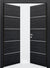 Nova 4H Braga Blu  Matrix CPL  Modern Double Pre-Hung Door
