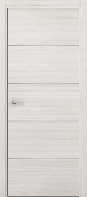 Nova 4H Braga Crema Matrix CPL Modern Single Pre-hung Door - Doors and Beyond