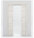 Nova 4H Braga Crema Matrix Laminated Modern Double Pocket Door - Doors and Beyond